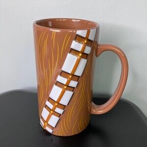 The Disney Store Star Wars Chewbacca Wookiee Utility Belt Tall 20 oz Ceramic Mug